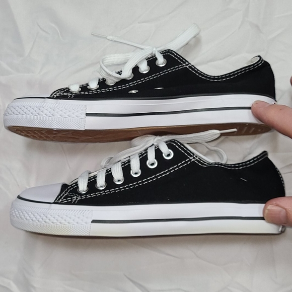 All Sport girl's black canvas sneakers - Picture 9 of 15